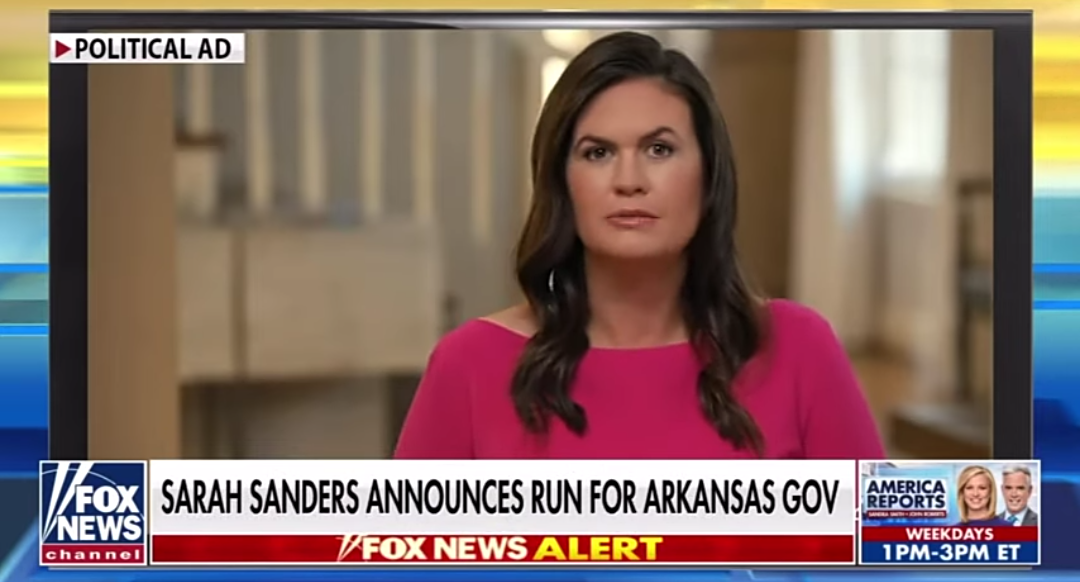 SARAH SANDERS ANNOUNCES RUN FOR ARKANSAS GOVERNOR – CHARLIE SHAMP ...